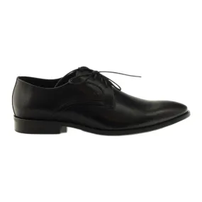 Chaussures classiques pour hommes Pilpol 1329 noir le noir
