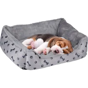 Panier Confort Chien 5-15kg Motif Gris - Univers Du Pro