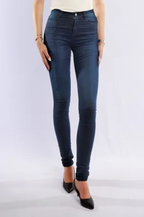 Tall Wonderjeans High Waist Skinny L37 Inch, bleu denim lavé